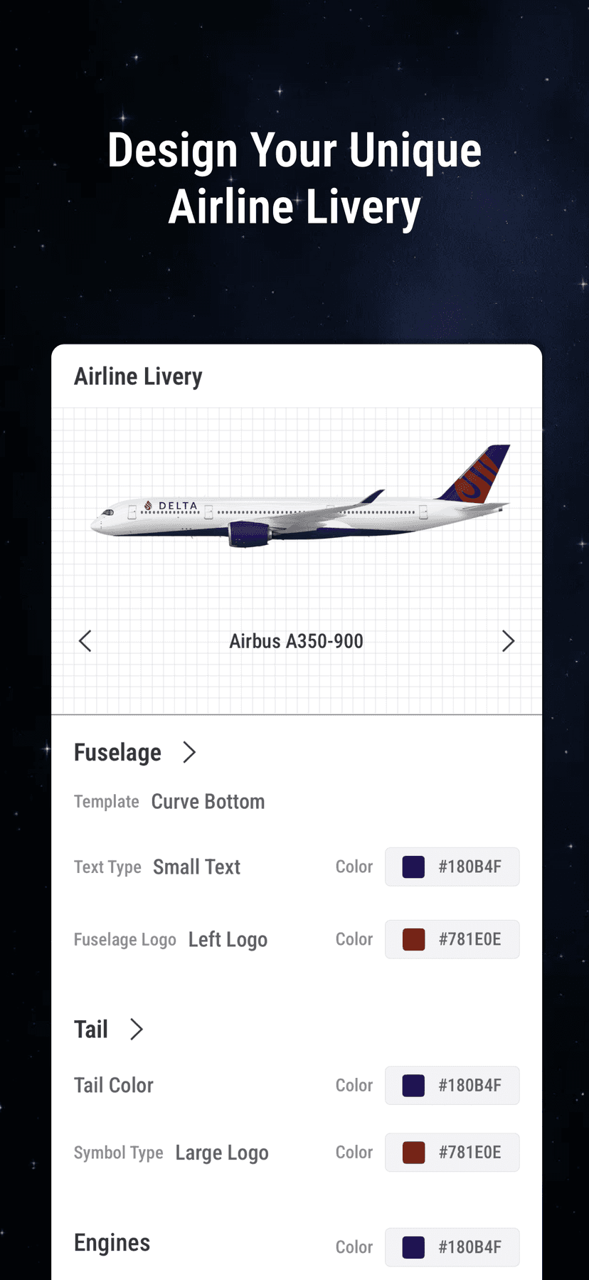 Design Your Unique Airline Livery